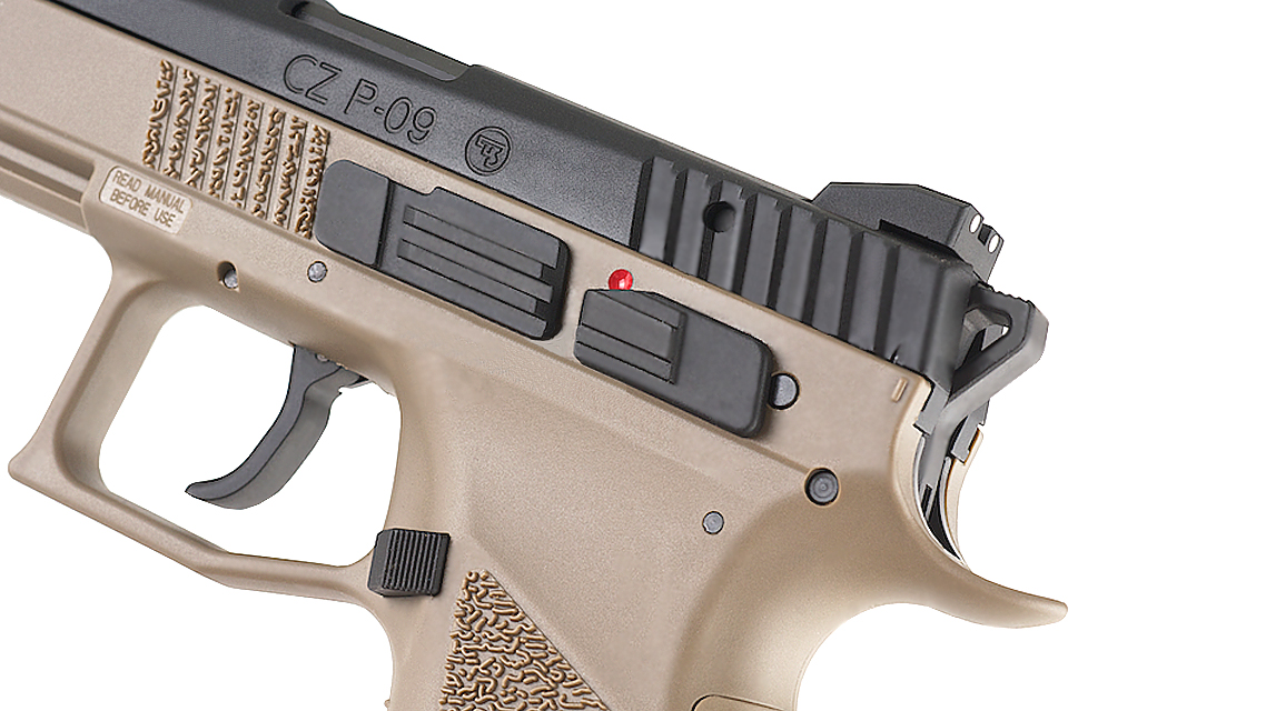 KJ WORKS CZ P-09 Duty GBB Pistol TAN (ASG Licensed) CO2 Version